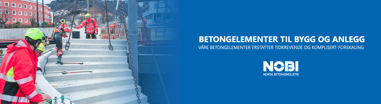 Betongelementer til bygg erstatter tidkrevende og komplisert forskaling