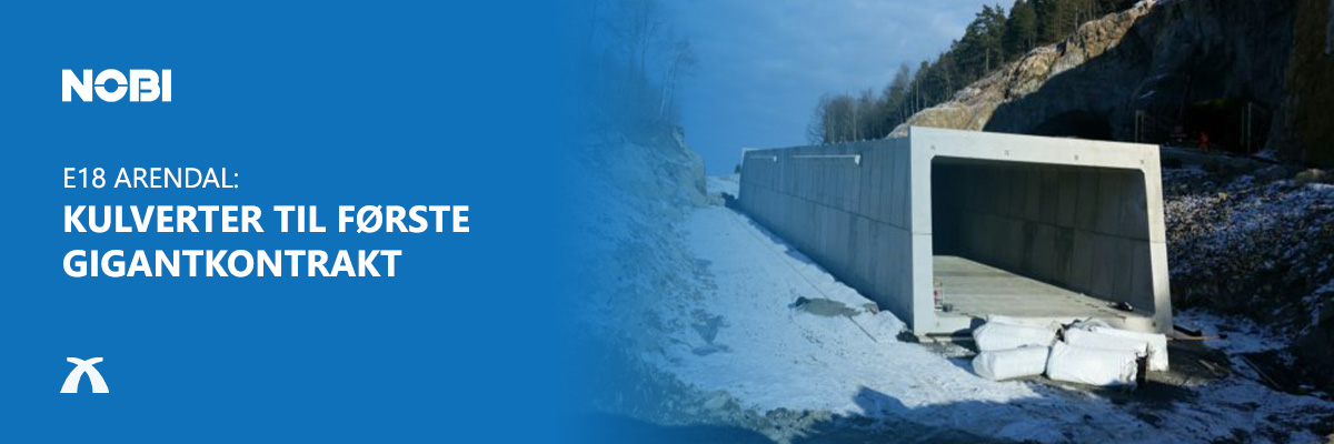 Kulverter til E18 Arendal