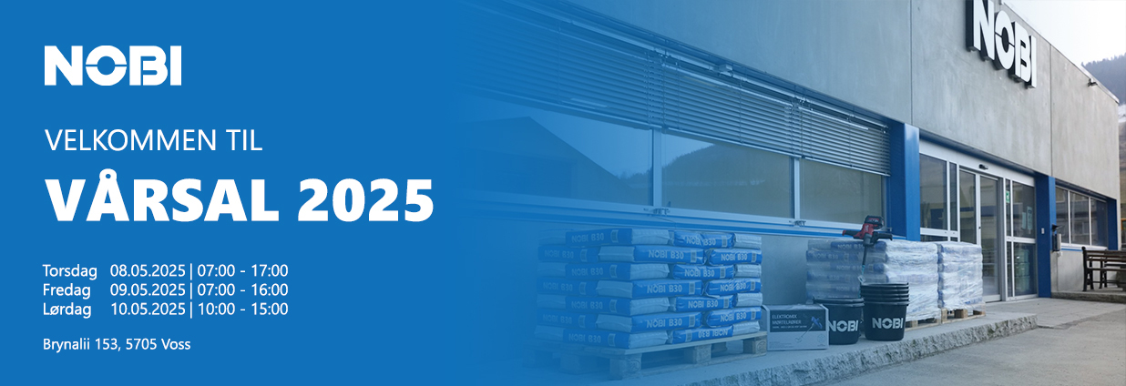 Vårsalg 2025 NOBI Voss