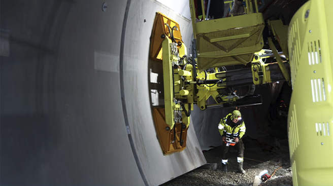 Montering tunnelelementer - tunnelsikkerhet