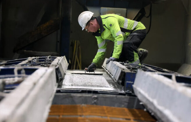 Produksjon av tunnelelementer i betong