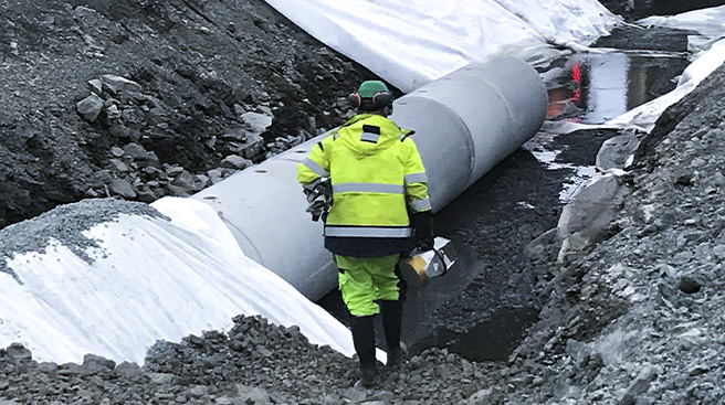 Basal rør og kummer av betong