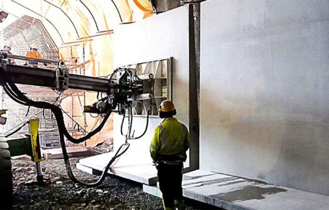 L-Element støttemur i betong