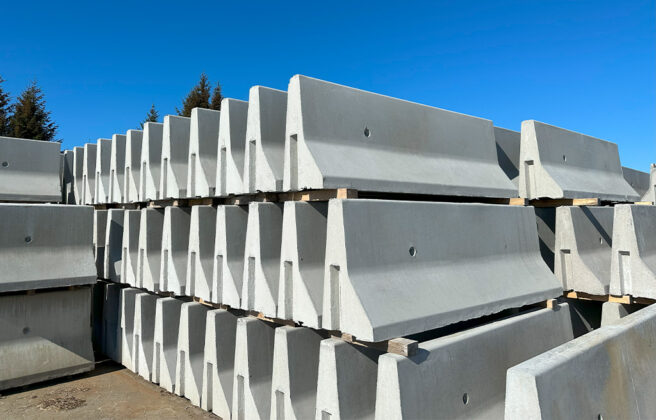 Prefabrikkert New Jersey Vegrekkverk i Betong