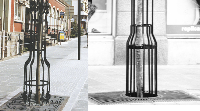 Smi Trebeskyttere for treplantekummer og plantekasser i betong