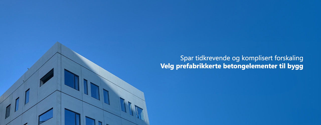 Prefabrikkerte betongelementer til bygg og anlegg